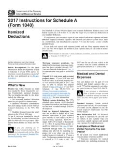 Deductions (Form 1040) Itemized - IRS tax forms