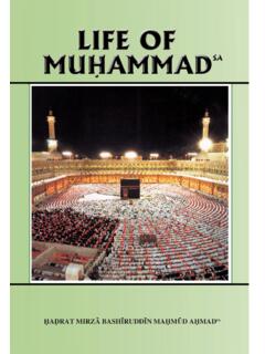 Life of Muhammad - Ahmadiyya Muslim Community