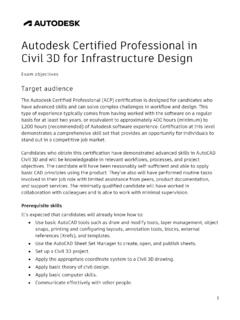 Autodesk Certified Professional in Civil 3D for ...