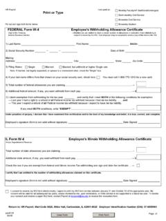 Employee's Withholding Allowance Certificate - eforms.siu.edu