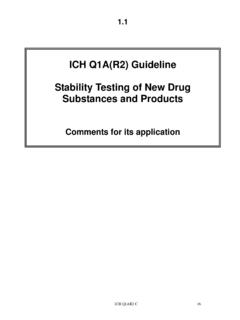 ICH Q1A(R2) Guideline Stability Testing of New …