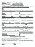 Application for Certi˜cate of Title - West Virginia