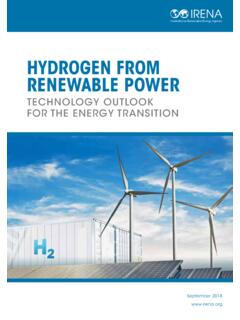 Irena Hydrogen from Renewable Power 2018