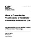 Identifiable Information (PII) - NIST