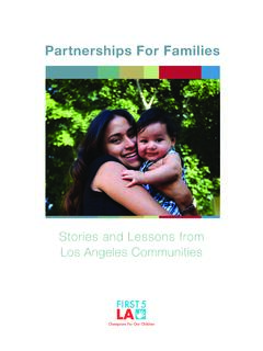 Partnerships For Families - First 5 LA