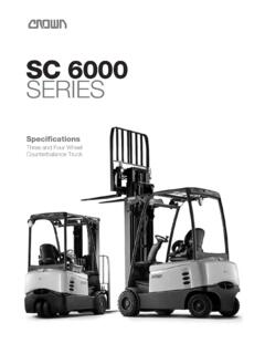 SC 6000 SERIES - Crown Equipment Corporation
