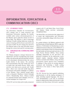 InformatIon, EducatIon &amp; communIcatIon (IEc)