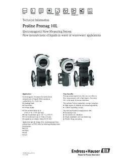 Proline Promag 10L - shin-asystem.co.kr
