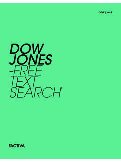 DOW JONES -FREE TEXT SEARCH - Factiva