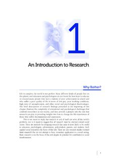 An Introduction to Research - SAGE Publications Inc