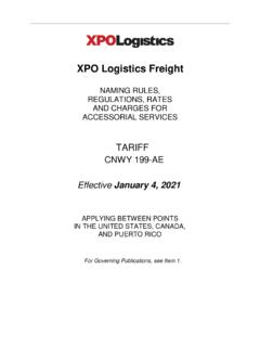 XPO Logistics Freight