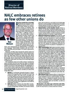 NALC embraces retirees as few other unions do Retiree ...