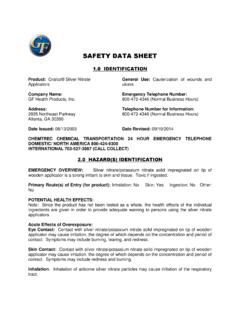 SAFETY DATA SHEET - Home - Home Care Institute