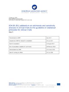 E9 (R1) Step 5 addendum on estimands and Sensitivity ...