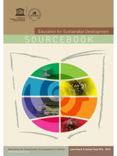 Education for Sustainable Development SOURCEBOOK