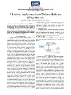 A Review: Implementation of Failure Mode and …