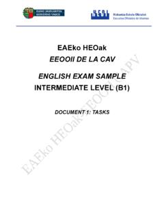EAEko HEOak EEOOII DE LA CAV ENGLISH EXAM …
