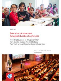Education International Refugee Education …