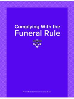 Complying with the Funeral Rule - Federal Trade Commission