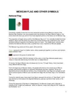 MEXICAN FLAG AND OTHER SYMBOLS - …