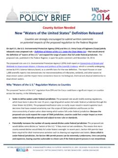 New “Waters of the United States” Definition Released