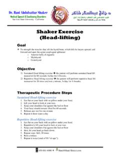 Shaker Exercise (Head-lifting)