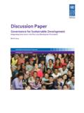 Discussion Paper - UNDP