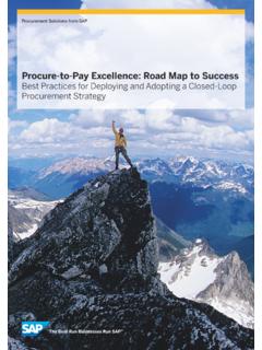 Procure-to-Pay Excellence: Road Map to Success