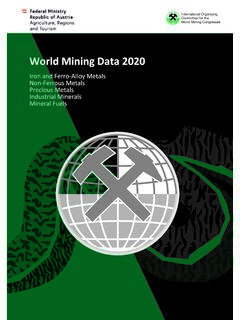 World Mining Data 2020