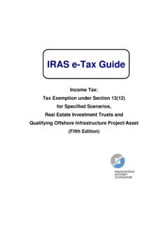 IRAS e-Tax Guide