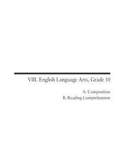 A. Composition B. Reading Comprehension - Pioneer Institute