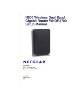N600 Wireless Dual Band Gigabit Router WNDR3700 ... - …