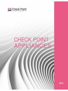 Check Point Security Appliances Brochure