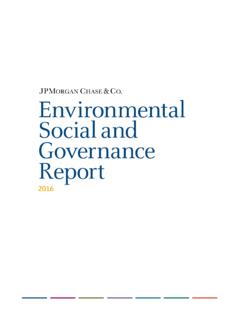 Environmental Social and Governance Report 2016