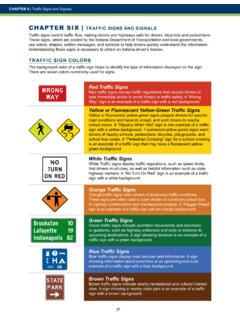 Traffic Signs and Signals - Indiana