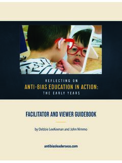 Facilitator and Viewer Guidebook - Anti-Bias Leaders in ...