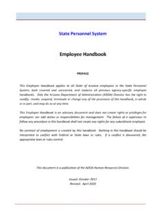 State Personnel System - Arizona