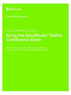 THE ACCOUNTANT’S GUIDE TO Acing the QuickBooks Online ...