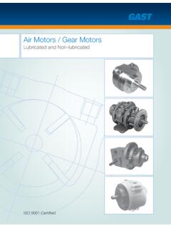 Air Motors / Gear Motors