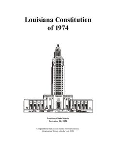 Louisiana Constitution of 1974