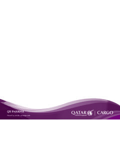 QR PHARMA - Qatar Airways
