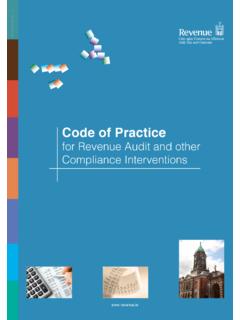 Code of Practice - Revenue