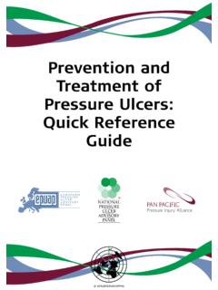 Quick Reference Guide - Pressure ulcer