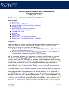 COVID 19 Child Care Facility Outbreak Guidance 061022 Draft