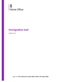 Immigration bail - GOV.UK