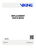 REPLACEMENT PARTS BOOK - Viking Group Inc