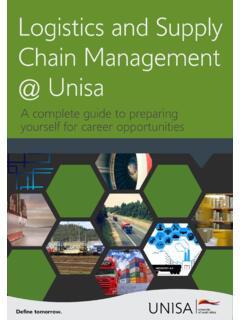 Logistics and Supply Chain Management - Unisa
