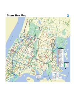 Bronx Bus Map October 2018 - MTA | Subway, Bus, Long ...