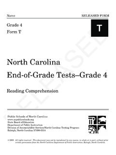 North Carolina End-of-Grade Tests—Grade 4