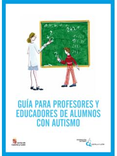 Gu&#237;a para profesores y educadores de alumnos con autismo